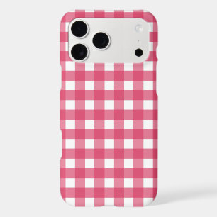 gingham cerise