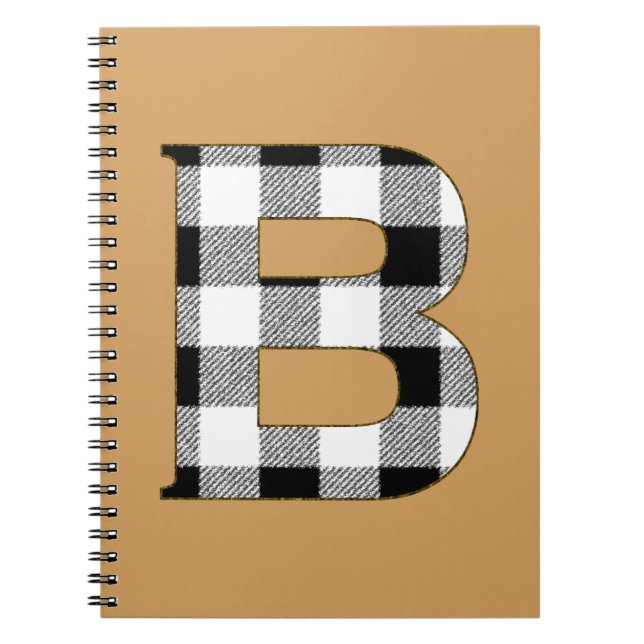 Gingham Check B Notebook (Front)