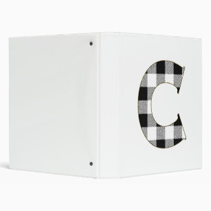 Gingham Check C Binder