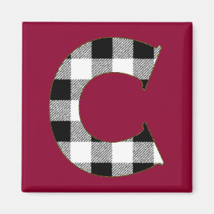 Gingham Check C Magnet