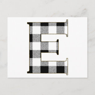 Gingham Check E Postcard