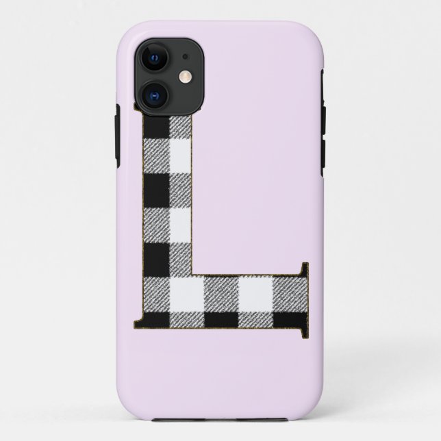 Gingham Check L Case-Mate iPhone Case (Back)