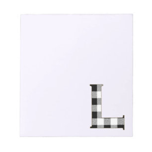 Gingham Check L Notepad