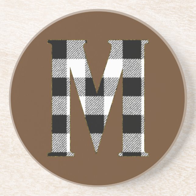 Gingham Check M Coaster (Front)