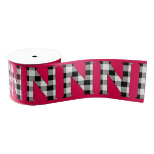 Gingham Check N Grosgrain Ribbon