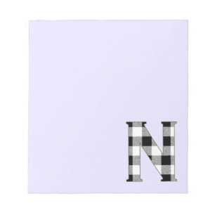 Gingham Check N Notepad