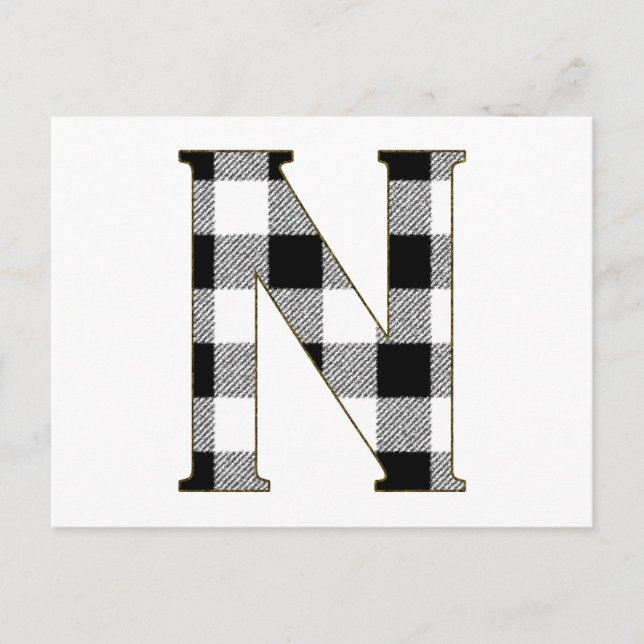 Gingham Check N Postcard (Front)