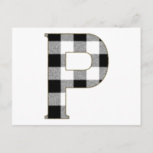 Gingham Check P Postcard