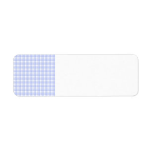 Gingham check pattern. Light Blue & White.