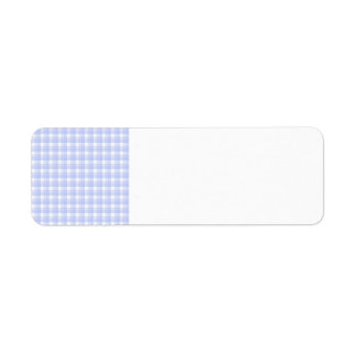 Gingham check pattern. Light Blue & White.