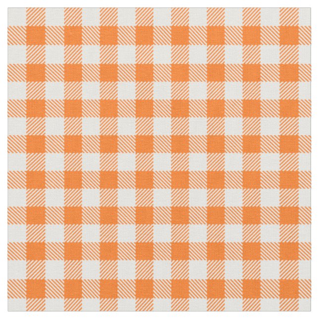 Gingham Check Print Fabric (Close Up)
