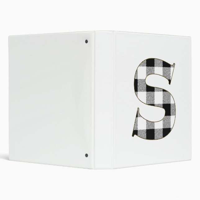 Gingham Check S Binder (Background)