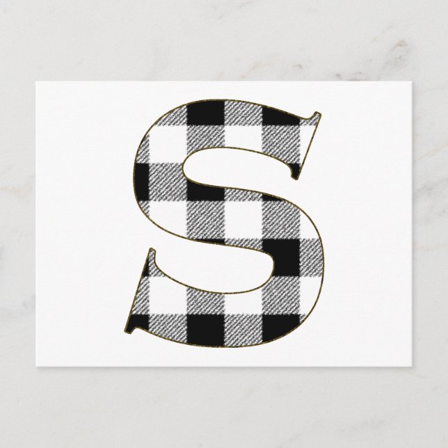 Gingham Check S Postcard (Front)