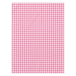 Gingham Check Tablecloth   Pink And White Checks