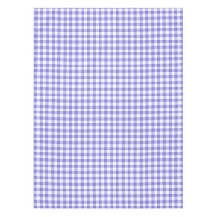 Gingham Check Tablecloth   Purple And White Checks