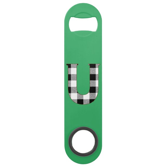 Gingham Check U Bar Key (Front)