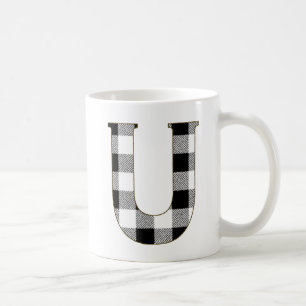 Gingham Check U Coffee Mug