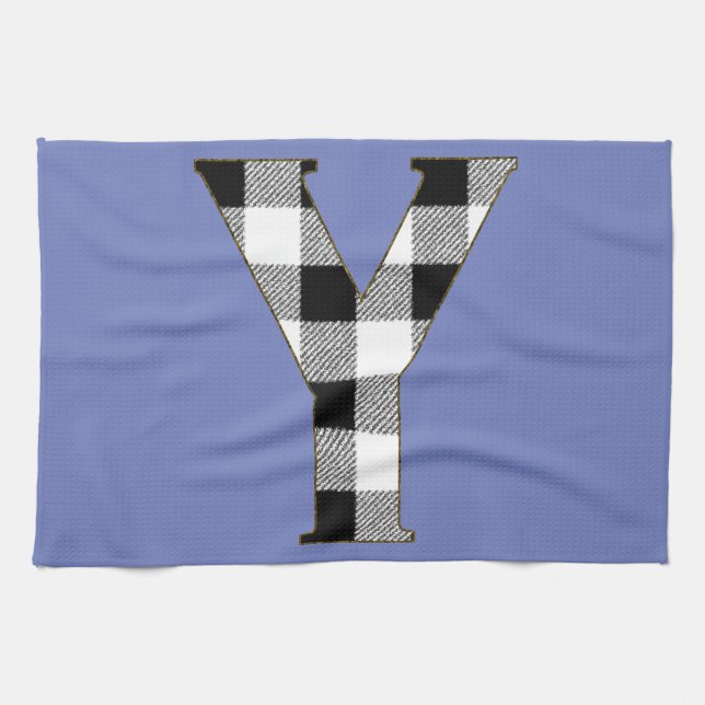Gingham Check Y Kitchen Towel (Horizontal)