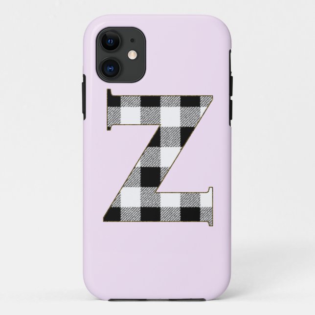 Gingham Check Z Case-Mate iPhone Case (Back)