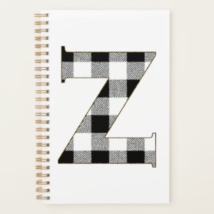 Gingham Check Z Planner