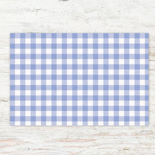 Gingham Chequered Patten in Pastel Colours Tissue Paper