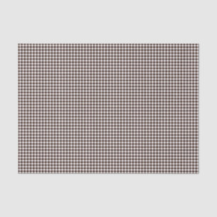 Gingham-Dark-Brown-Tissue Wrapping Paper