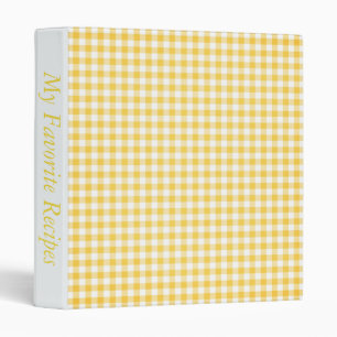 Gingham Dreams Recipe Album Binder