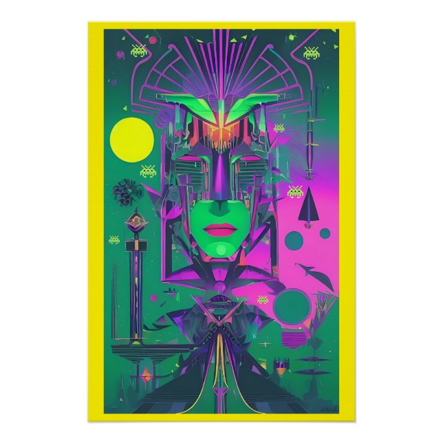 Gingham Juno Lark Poster (Front)