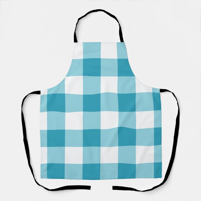 Gingham Pattern  Apron (Front)