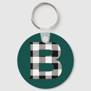Gingham Pattern B Keychain