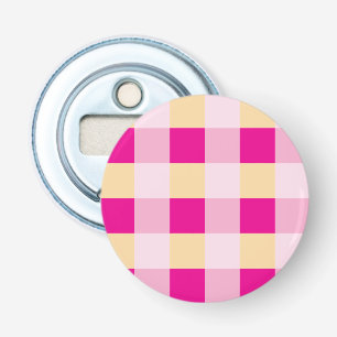Gingham Pattern Bottle Opener