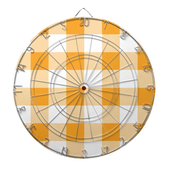 Gingham Pattern Dartboard (Front)