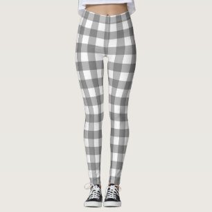 Gingham Pattern Leggings