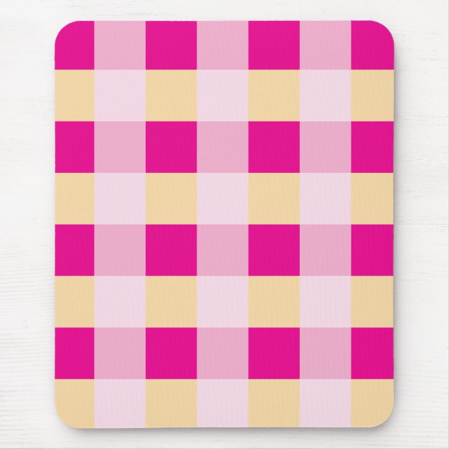 Gingham Pattern  Mouse Pad (Front)
