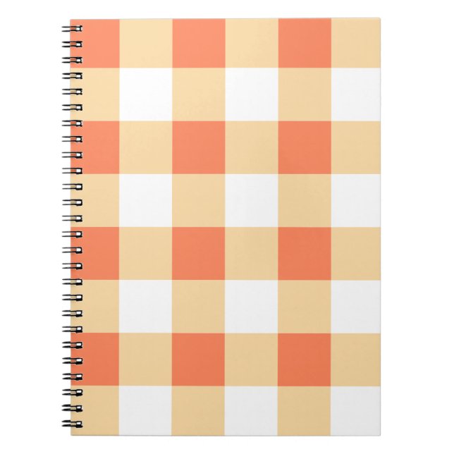 Gingham Pattern Notebook (Front)