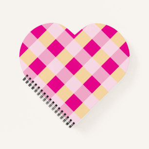 Gingham Pattern Notebook