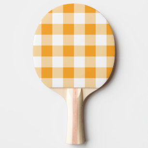 Gingham Pattern Ping Pong Paddle