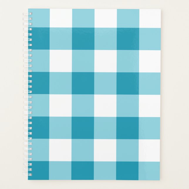 Gingham Pattern  Planner (Front)