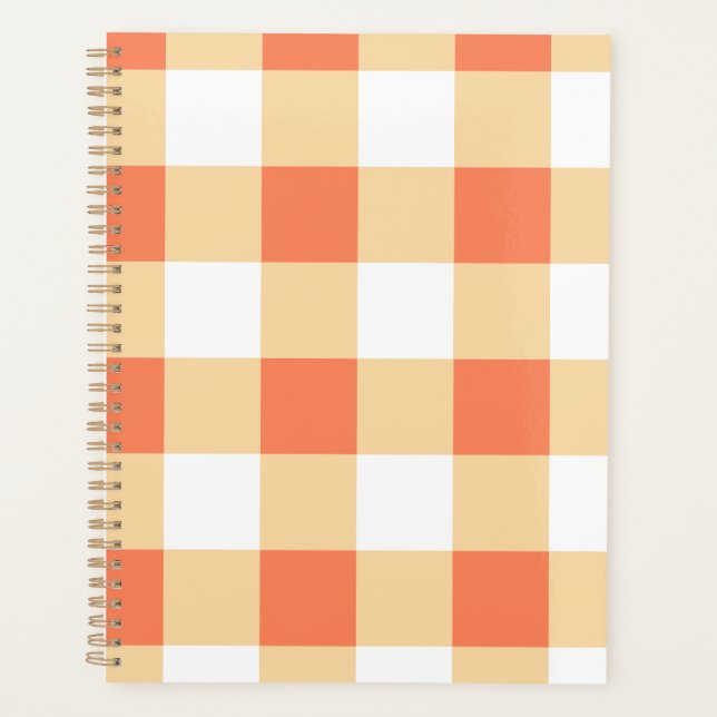 Gingham Pattern Planner (Front)