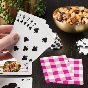 Gingham Pattern  Playing Cards
