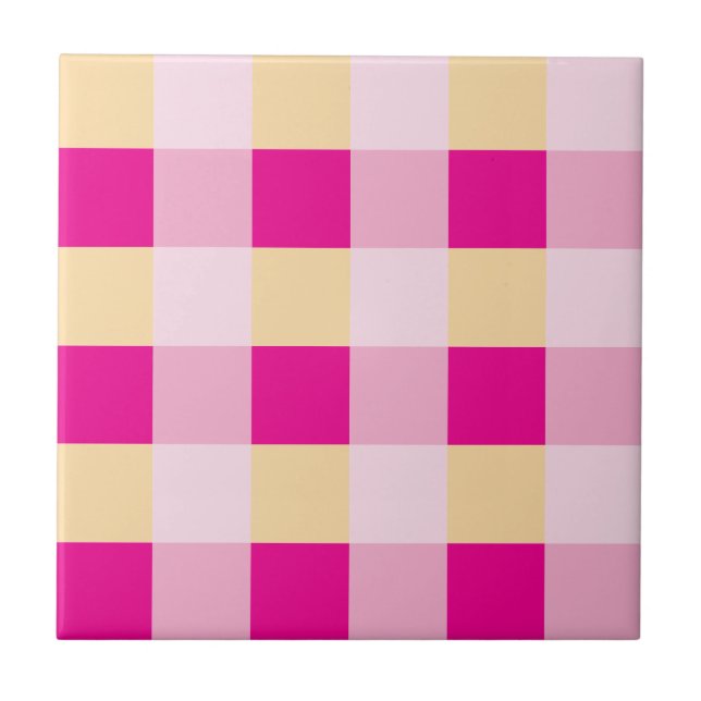 Gingham Pattern  Tile (Front)