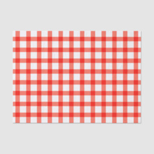 Gingham Pattern Tissue Paper