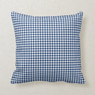 Gingham Pillow in Sodalite Blue