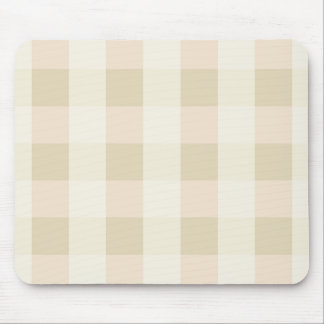 Gingham | Pink & Cream Mouse Pad