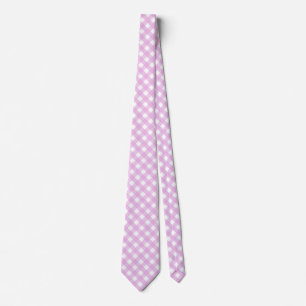 Gingham Pink Tie