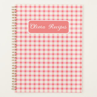 Gingham Recipes Blush Pink Check Cute Feminine