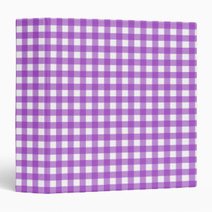 Gingham Scrapbook Binder