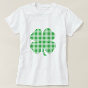 Gingham Shamrock T-Shirt