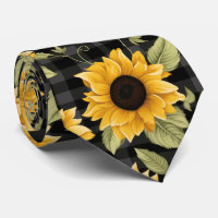 Gingham Sunflowers Pattern