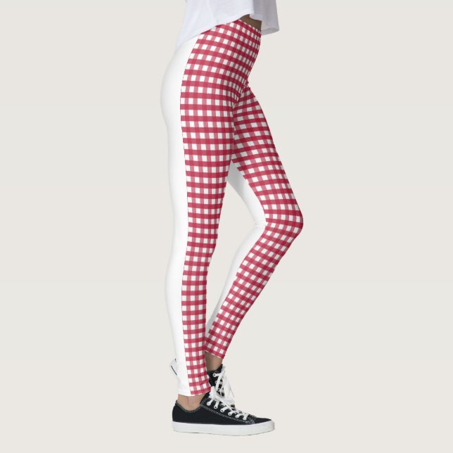 Gingham-| Zazzle_Growshop. Leggings (Right)